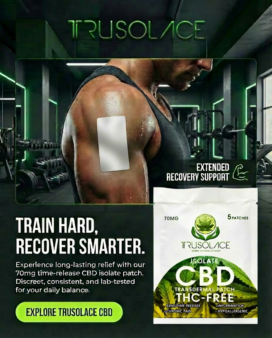 70MG Transdermal Isolate CBD Patch (5 Pack)