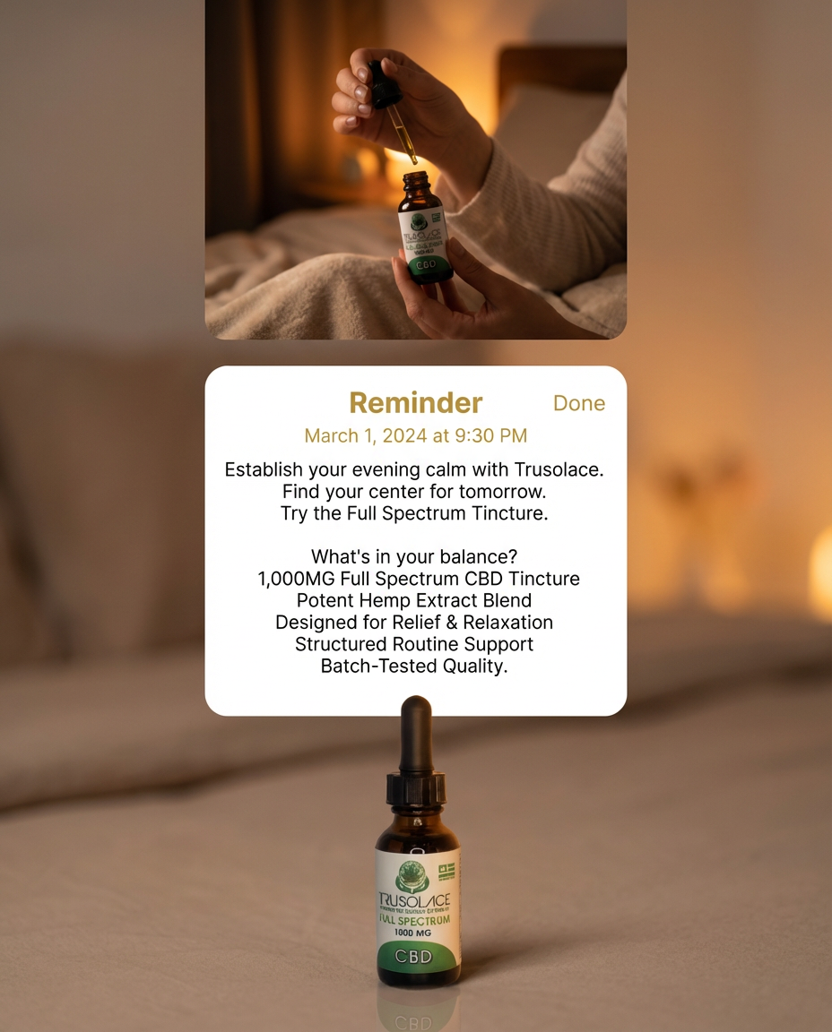1,000MG Full Spectrum CBD Tincture (30ml)