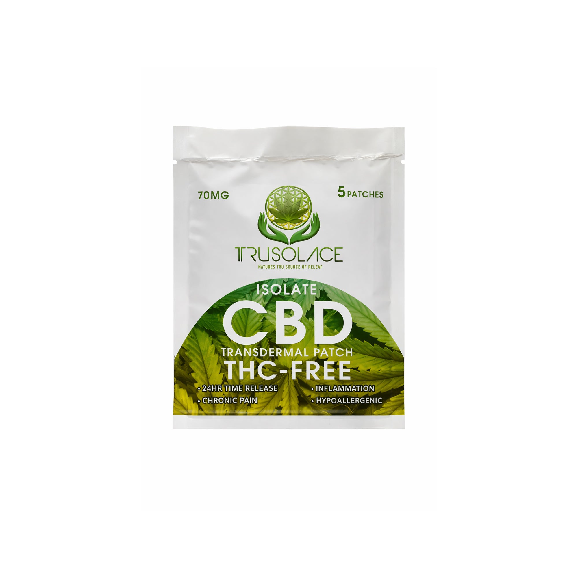 70MG Transdermal Isolate CBD Patch (5 Pack)