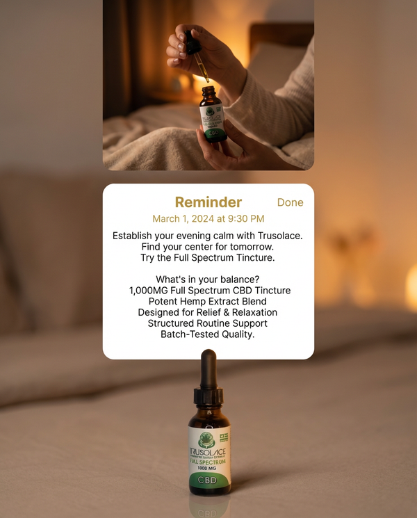TruSolace Daily Recovery CBD Drops